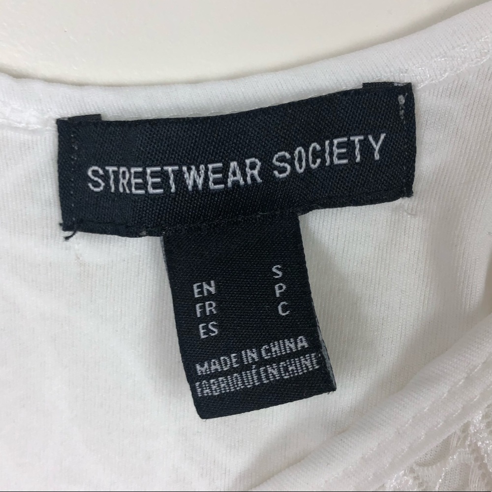 Streetwear Society White Lace Bodysuit - Picture 5 of 5
